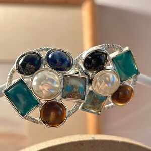 Sarah Coventry Multicolor Clip-on Earrings